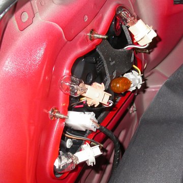 インプレッサGDA（GDB） F型のリアコンビネーションランプ